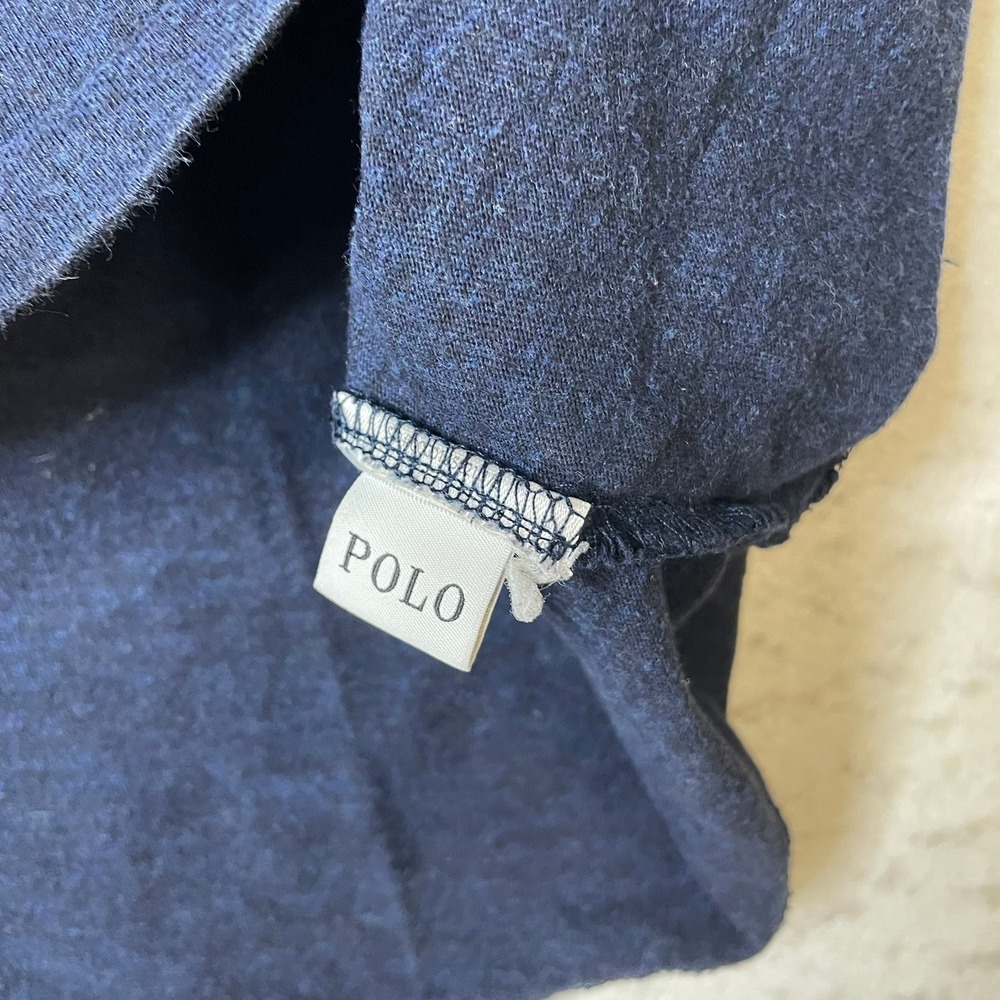 Polo Ralph Lauren T-Shirt Mens Large‎ Navy Blue Short Sleeve Pony Logo Crew Neck - Picture 6 of 6